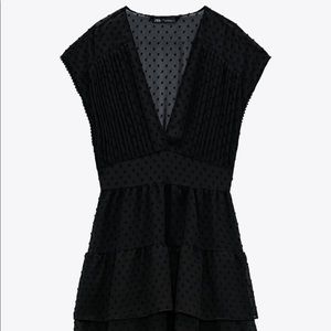 Zara black dress size small